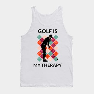 Golf Is My Therapy Tank Top